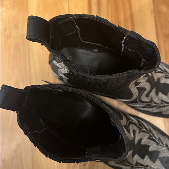 Liberty Black Simone Stitched Ankle Boot Sz 9 - Picture 12 of 13